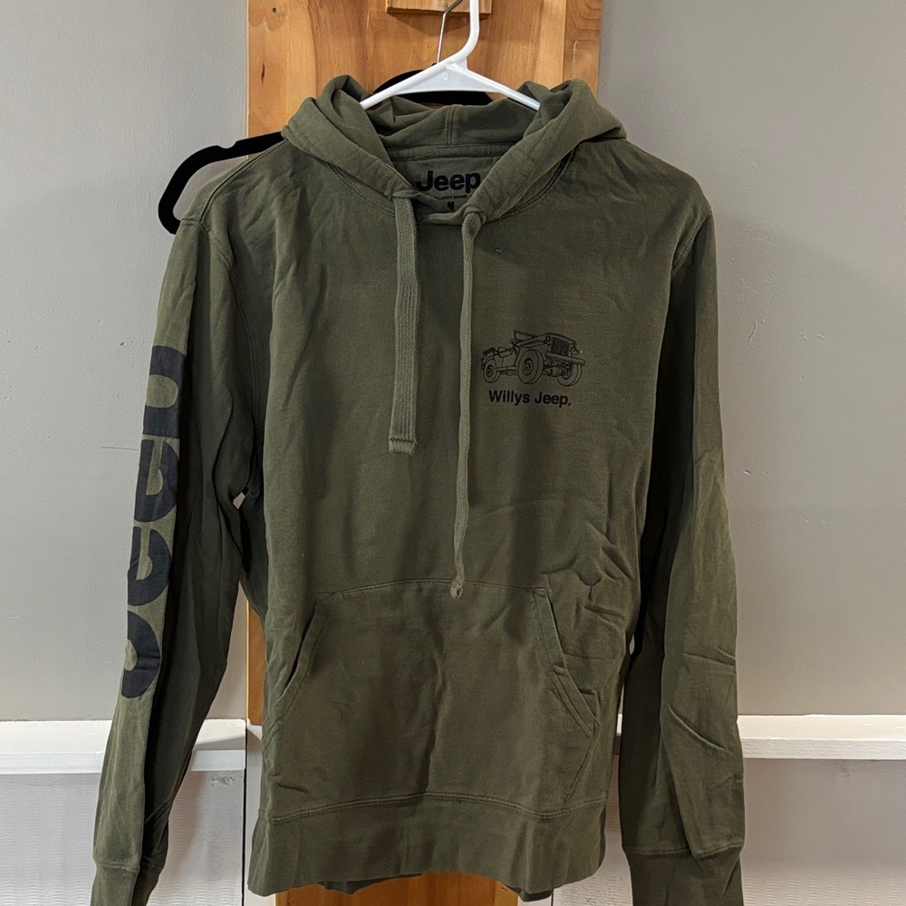 Jeep Forest Green Pullover Hoodie